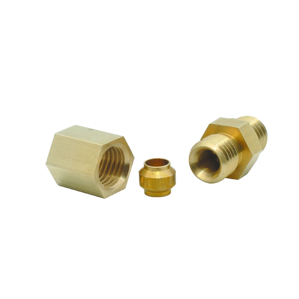 2sets Brass Pneumatic Connector M8 Thread Bowden fitting For Original Prusa mini 3D Printer