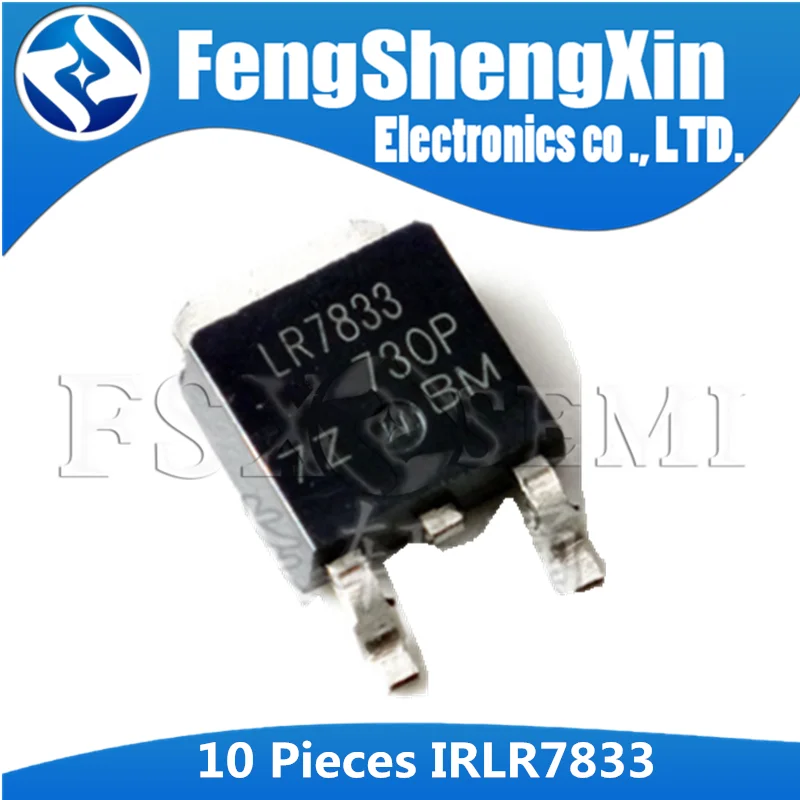 

10pcs IRLR7833 TO-252 LR7833 LU7833 TO252 IRLR7833TRPBF Power MOSFET N-CH 30V 140A