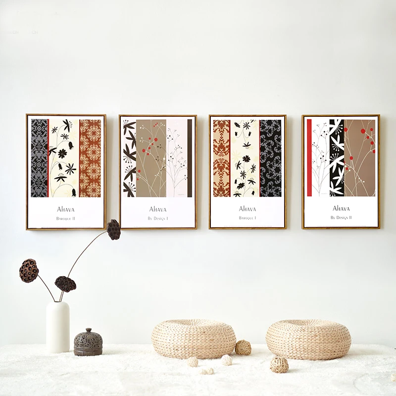 

Abstract Flower Quotes Wall Art Modern Canvas Poster Living Room Print Painting Kitchen Picture for Living Room Decoration