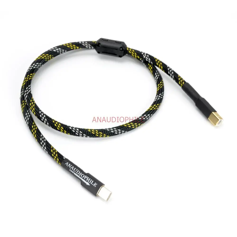 HiFi USB Type C To B Data Audio Cable Proferssional Made High Quality For DAC Amplifier Mobile Laptop PC