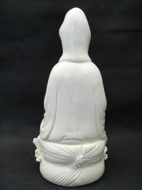 26.cm * / Chinese dehua white porcelain statue of goddess. Guanyin bodhisattva