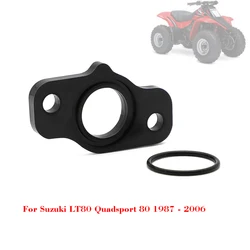 Atv peças carburador montagem junta isolador selo o-ring borracha preta para suzuki lt80 lt 80 quadsport 80 1987 - 2006 2005 2004