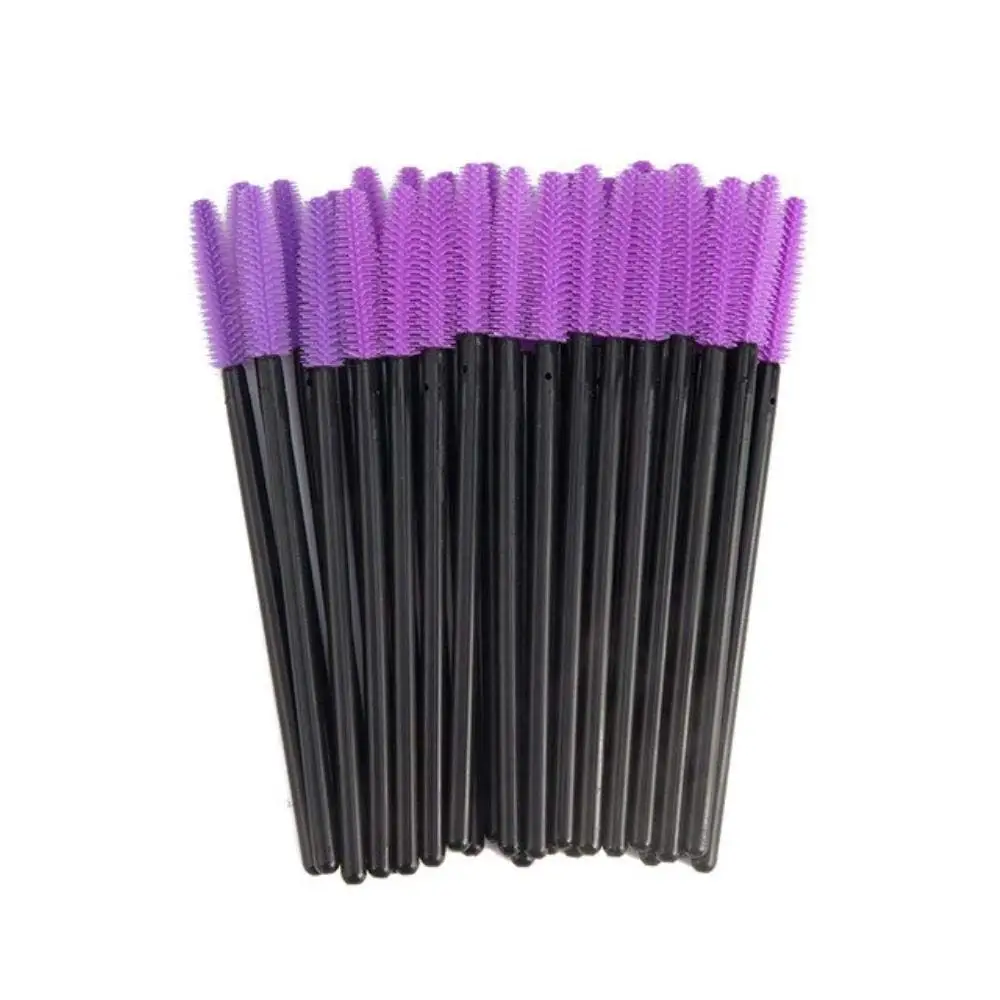 Spazzole per ciglia monouso in silicone 500 pz/lotto applicatore per estensione ciglia spooler ciglia per sopracciglia bacchette per mascara strumenti per il trucco