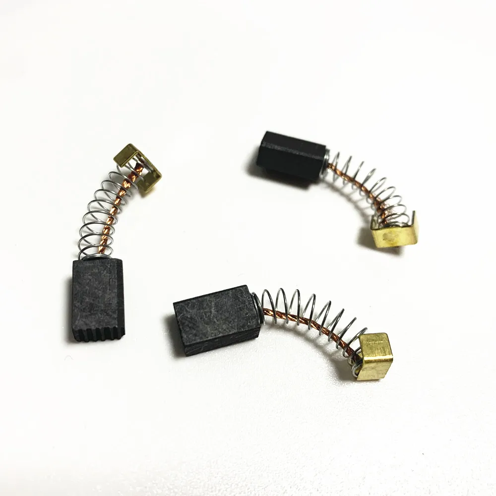 10pcs accessori per elettroutensili 5x8mm smerigliatrice angolare molla spazzole di carbone di ricambio per utensile elettrico motore rotante 0.196in