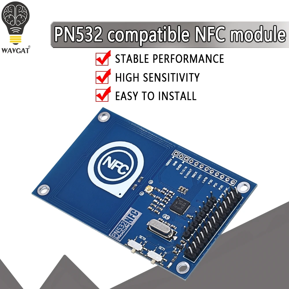 13.56mHz PN532 Precise NFC Module for arduino Compatible with raspberry pi /NFC card module to read and write