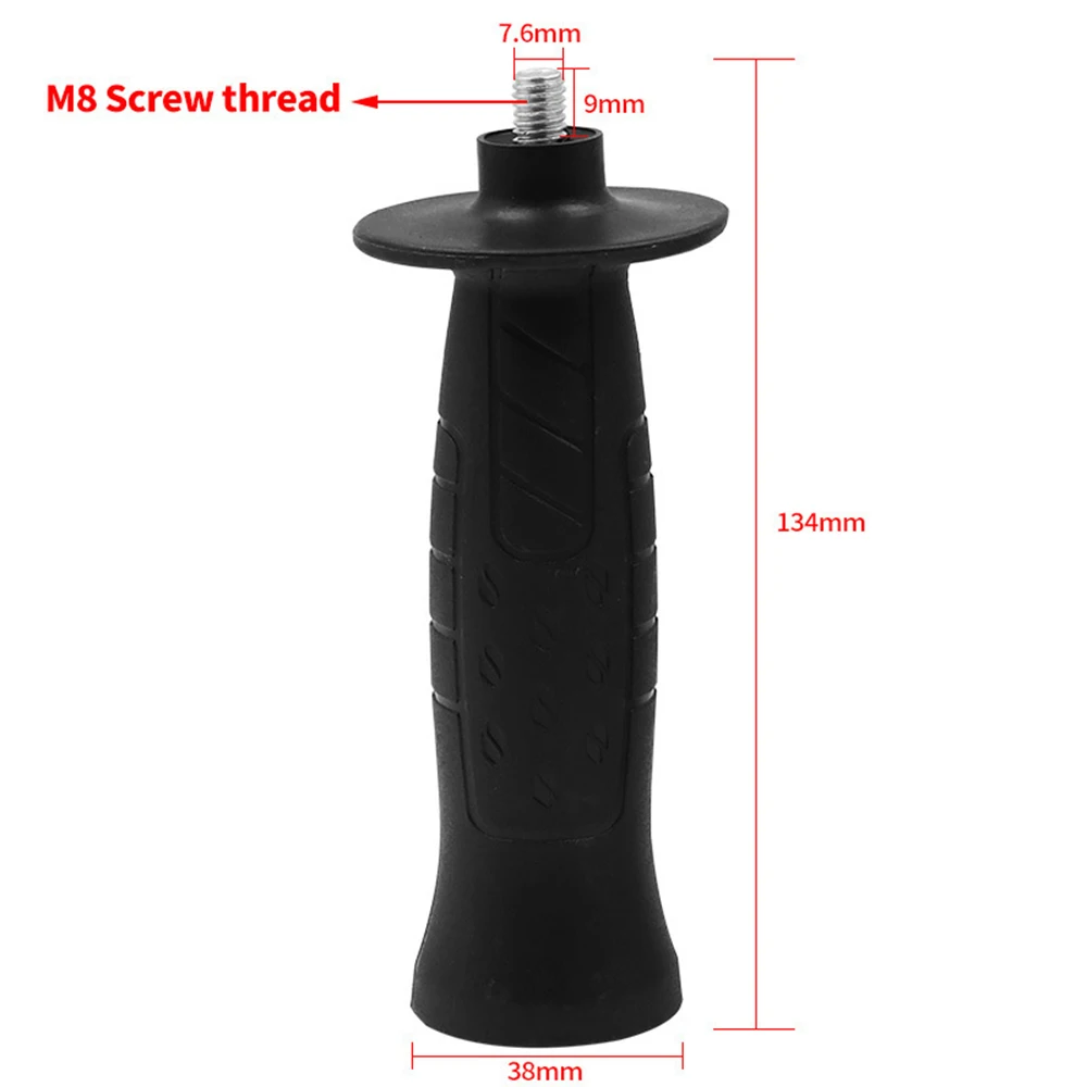 1Piece Angle Grinder Handle M8 M10 Threaded Auxiliary Handle Grinder Accessories Angle Grinder Handle Repair Workshop Thread