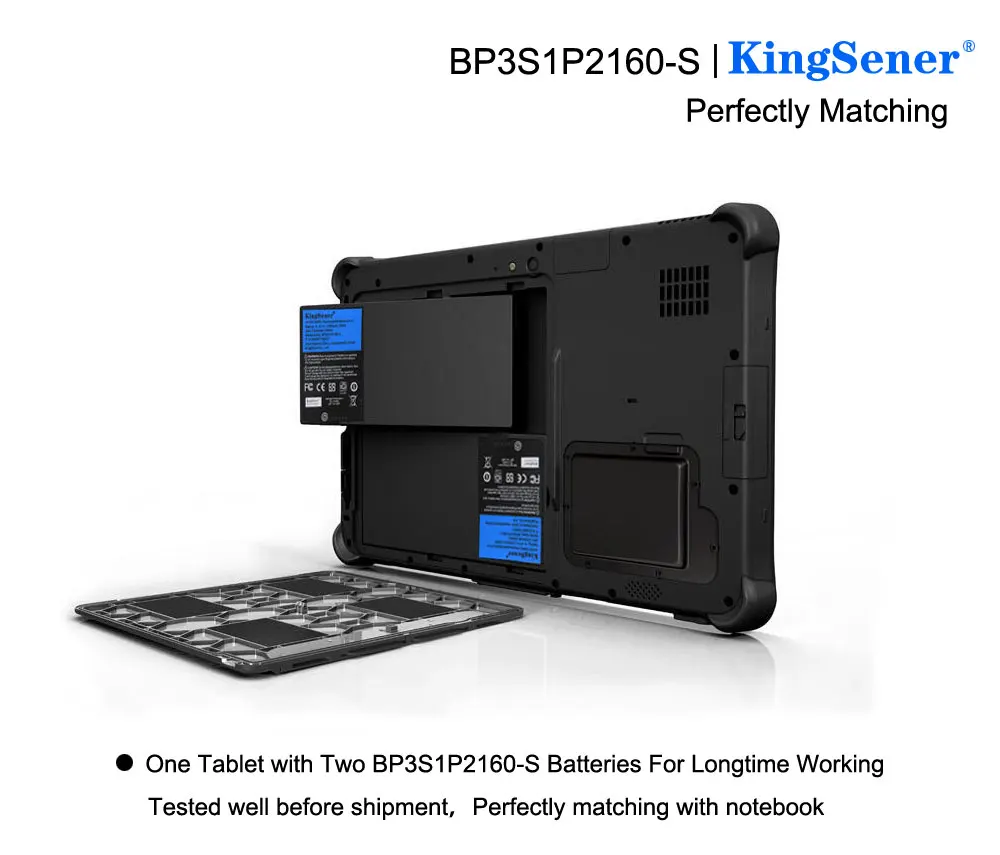 Kings ener bp3s1p2160 BP3S1P2160-S laptop akku für getac f110 tablet serie g8m3x2 24285710000 p/n: 11,4 2160 v mah