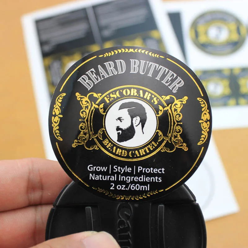 Customize Biodegradable Eco friendly Round Shape Gold Foil Logo Paper Sticker Label Printing Stickers