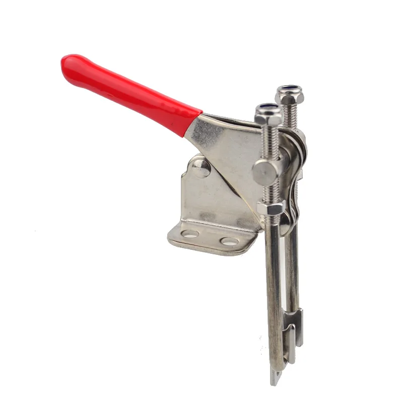 304stainless steel Latch-type lock clip 90 degree vertical Fast presser fixture sturdy durable Woodworking press clamps