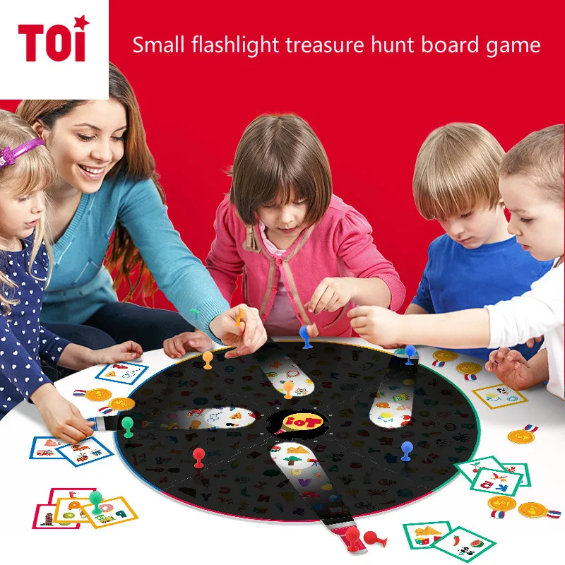 Toi Flashlight Look for Board Games Children's Toys Parents Table Games Training Early Childhood Education Interaction Funny