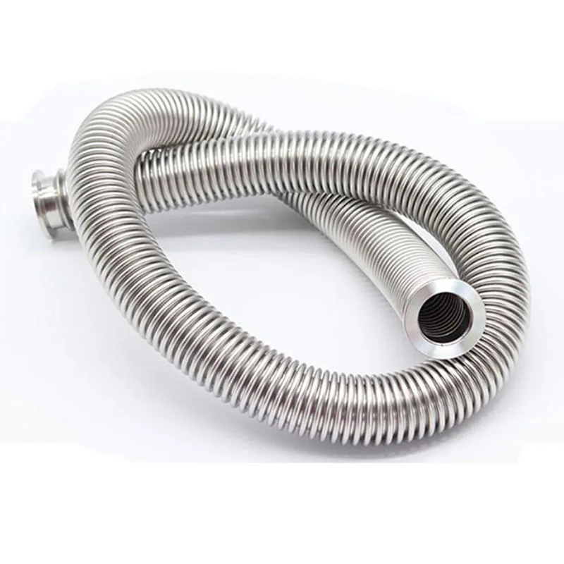 KF High Vacuum Bellows Forming Wave High Vacuum Bellow Stainless Steel SS304 Fast Flexible Hose KF16/25/40/50/100/200/300/500mm