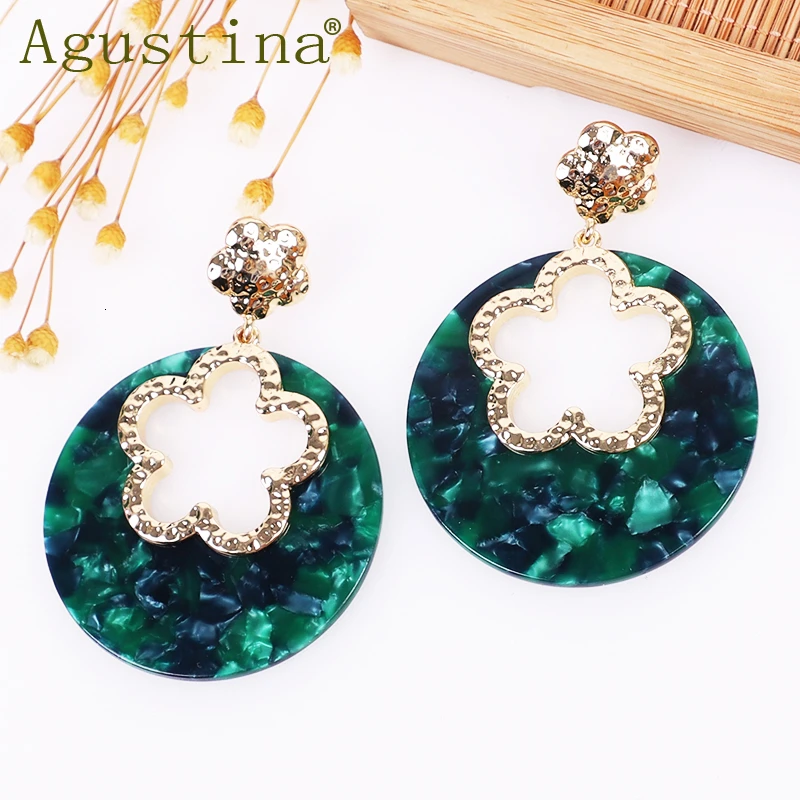 Agustina Fiower Fashion Earrings Jewelry Girls Drop Earrings For Women Punk Earrings Bohemian Earring Stud Earings Wholesale New