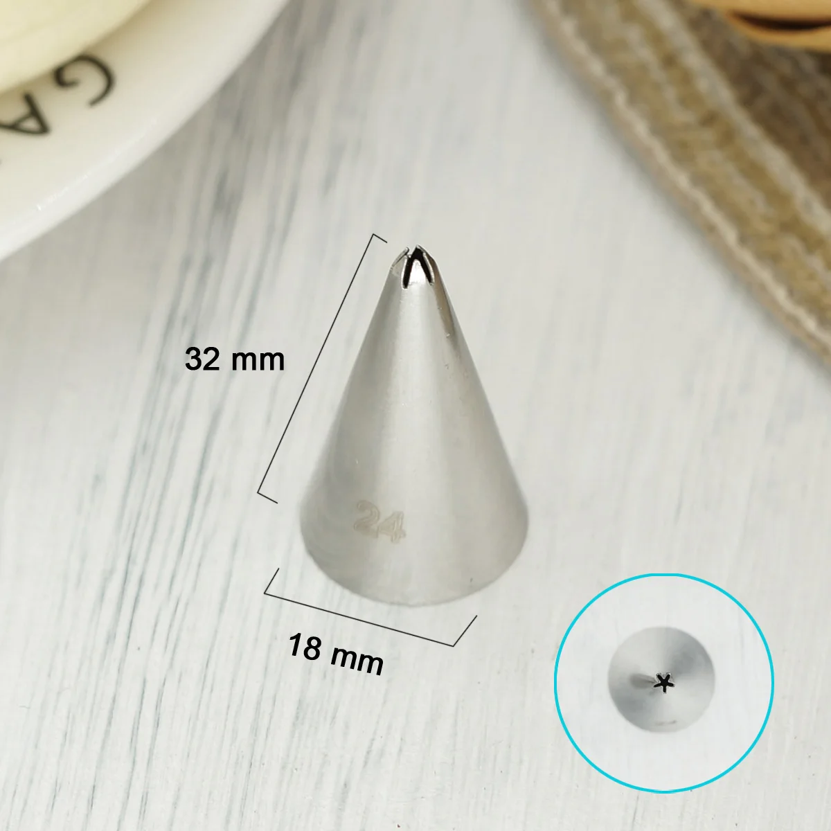 Small Size Closed Star Shape Piping Nozzle For Pasting Cream Cake Cupcake Decorating Icing Tips DIY Baby Snack Meringue