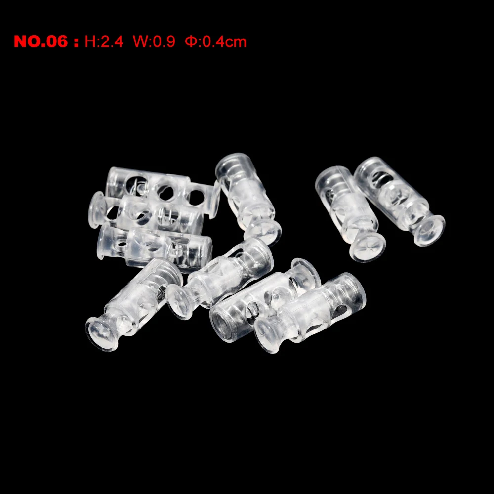 10pcs Cord Lock Plastic Stopper for DIY Jewellery Making