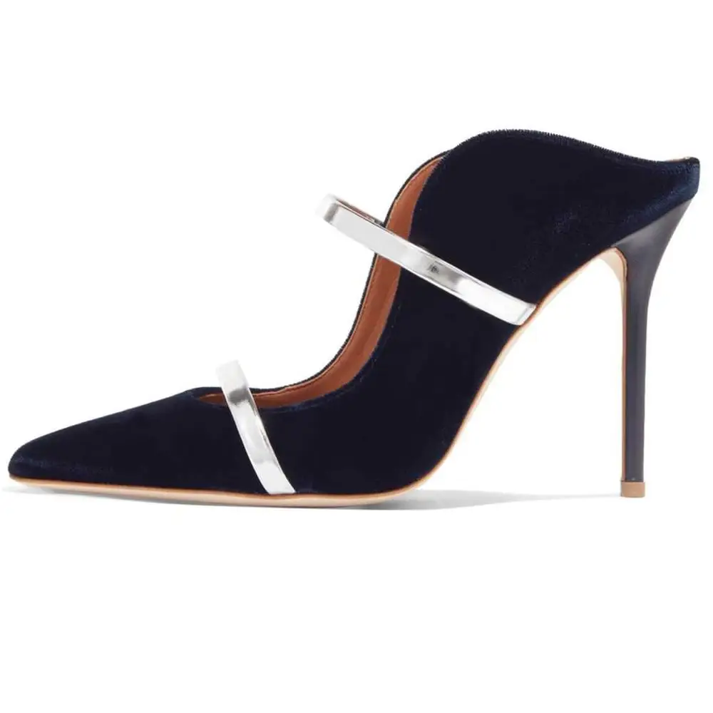 Lovirs Delle Donne di Alta Tacco Sottile A Punta Toe Slip on A Spillo Slingback Pompe di Cerimonia Nuziale Del Partito di Ufficio e di Carriera