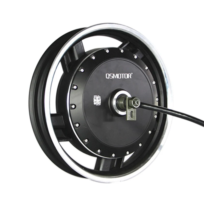 QSMOTOR 17inch 4000W Electric Motorcycle Wheel Hub Motor (40H)  V3 Type