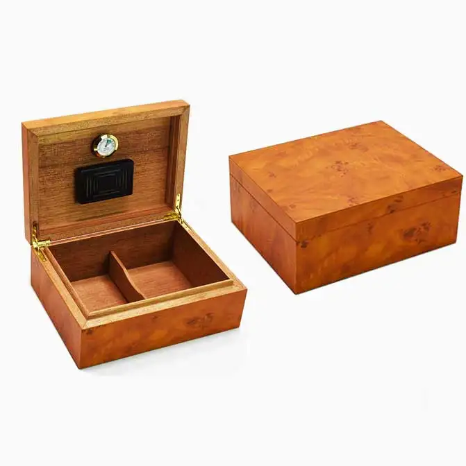

cigar box Humidor cedar wood cigar moisturizing box with Hygrometer Humidifier puros habanos humidor de puros
