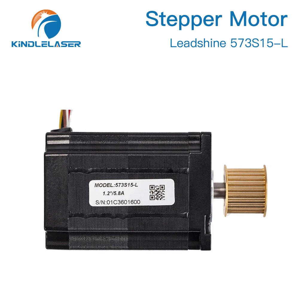 KINDLELASER Leadshine 3 Phase Stepper Motor 573S09-L 573S15-L For NEMA23 5.8A Length 79mm Shaft 8mm