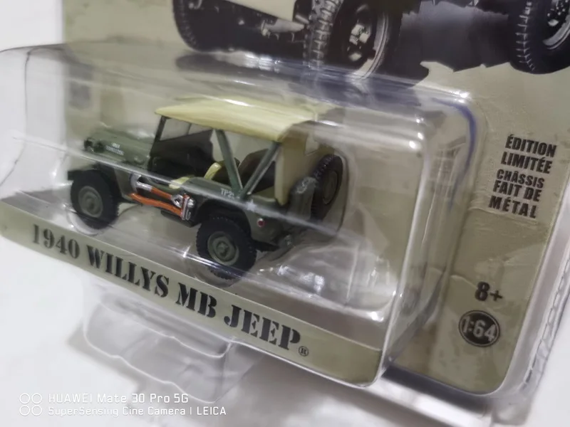 Greenlight Automotive 1:64 1940 willys mb 80th Anniversary Edition収集合金ダイキャストカーモデル玩具