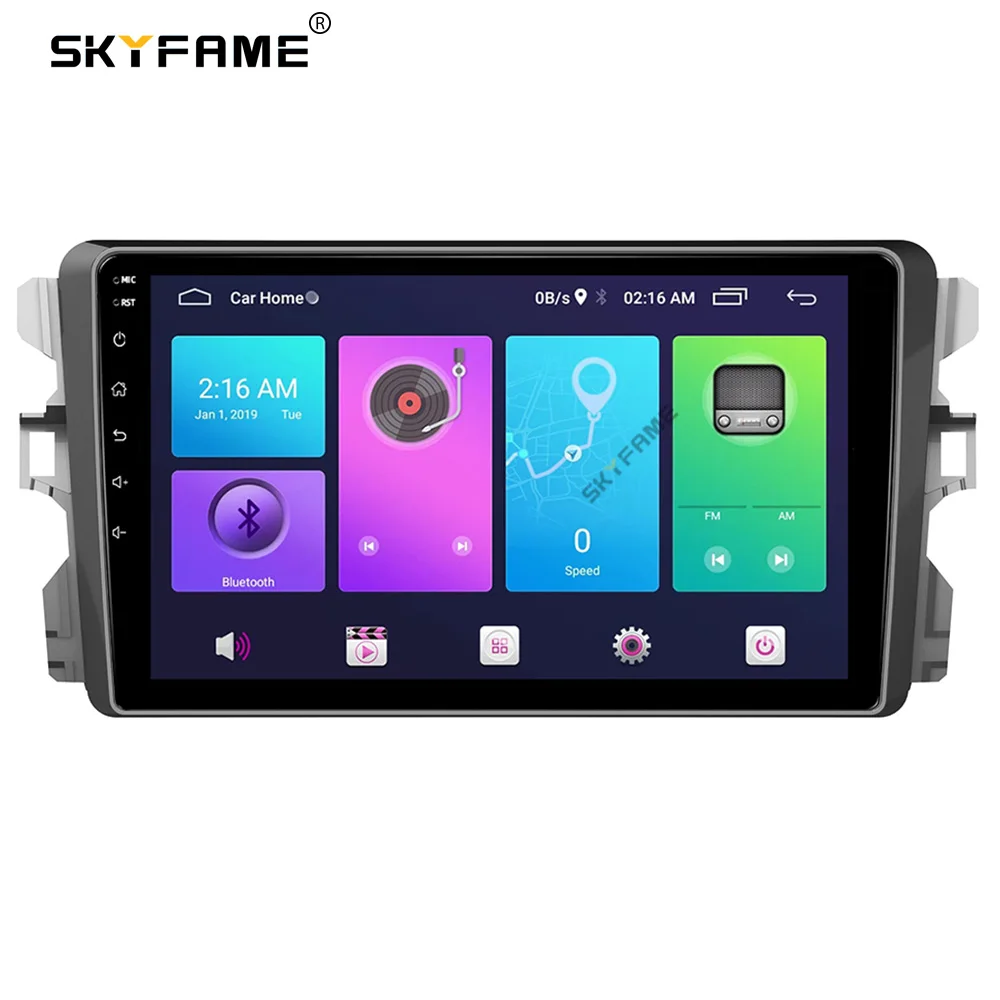 مهايئ لفافة إطار سيارة من skyالشهرة لـ Byd G3 2010-2013 طقم لوحة تركيب راديو أندرويد