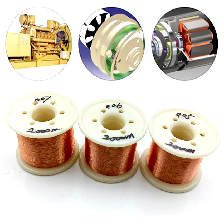 2000m/roll  Diameter Varnished Wire Thin Copper Wire DIY Rotor Enamelled Wire DIY Electromagnet Technology Making Accessories