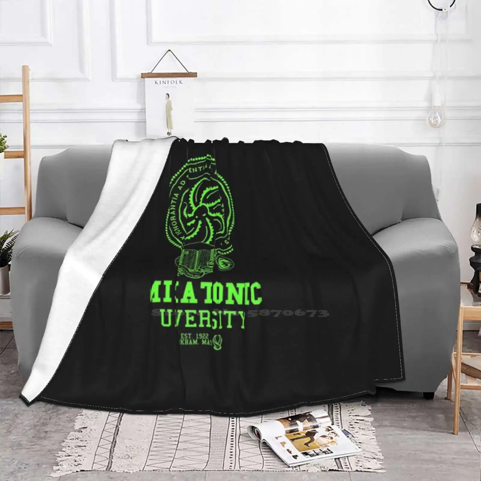 Miskatonic University Inspired By Hp Love / Call Of Cthulhu Air Conditioning Blanket Fashion Soft Blanket Miskatonic University