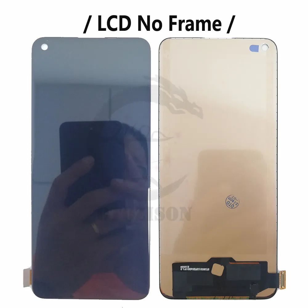 Incell CPH2211 LCD With Frame For OPPO Reno5 Z Display Reno 5Z LCD 4G 5G Screen Touch Sensor Digitizer Assembly Replacement