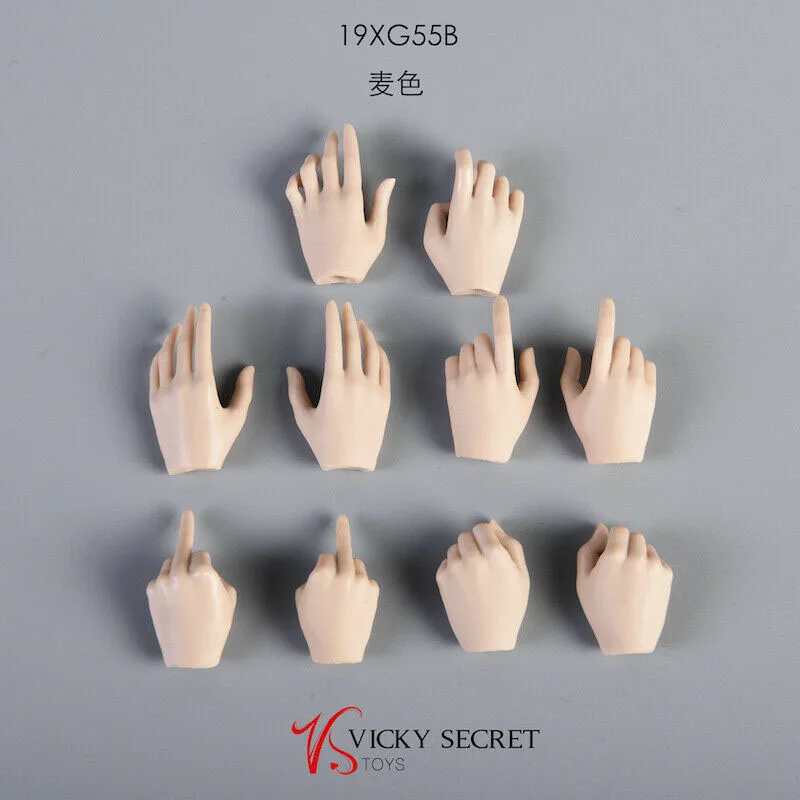 VSTOYS 19XG56 19XG55 1/6 Female Hands Gloves Accessories Model Fit 12