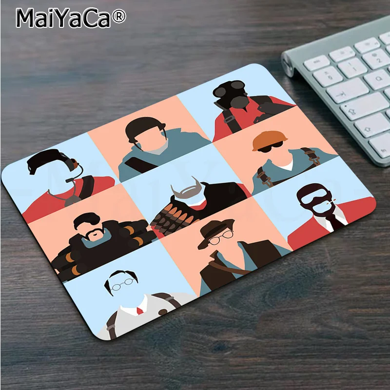 MaiYaCa Team Fortress 2 Gamer Speed Mice Retail Small Rubber Mousepad Smooth Writing Pad Desktops Mate gaming mouse pad