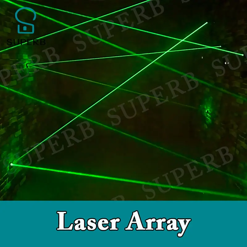 Superb escape room prop laser array laser maze across the laser array without touching lasers to unlock cross the lasers