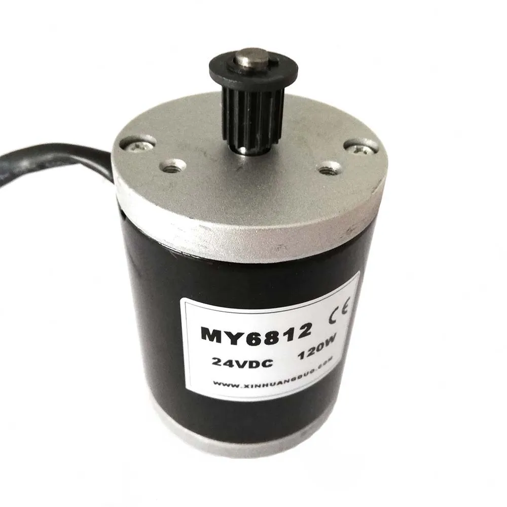 MY6812 12V 120W Hoge Snelheid Kleine Borstelmotor, Met Riemschijf Elektrische Scooter E-fietsaccessoire, elektrische motor motor DC-motor elektrische motoren fiets motor elektrische motor voor fi