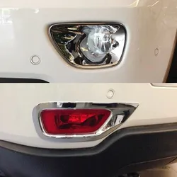 Fog Light Lamp Foglight Chrome Trim Cover For Jeep Grand Cherokee 2011 2012 2013 Car-Styling Accessories Decoration Model