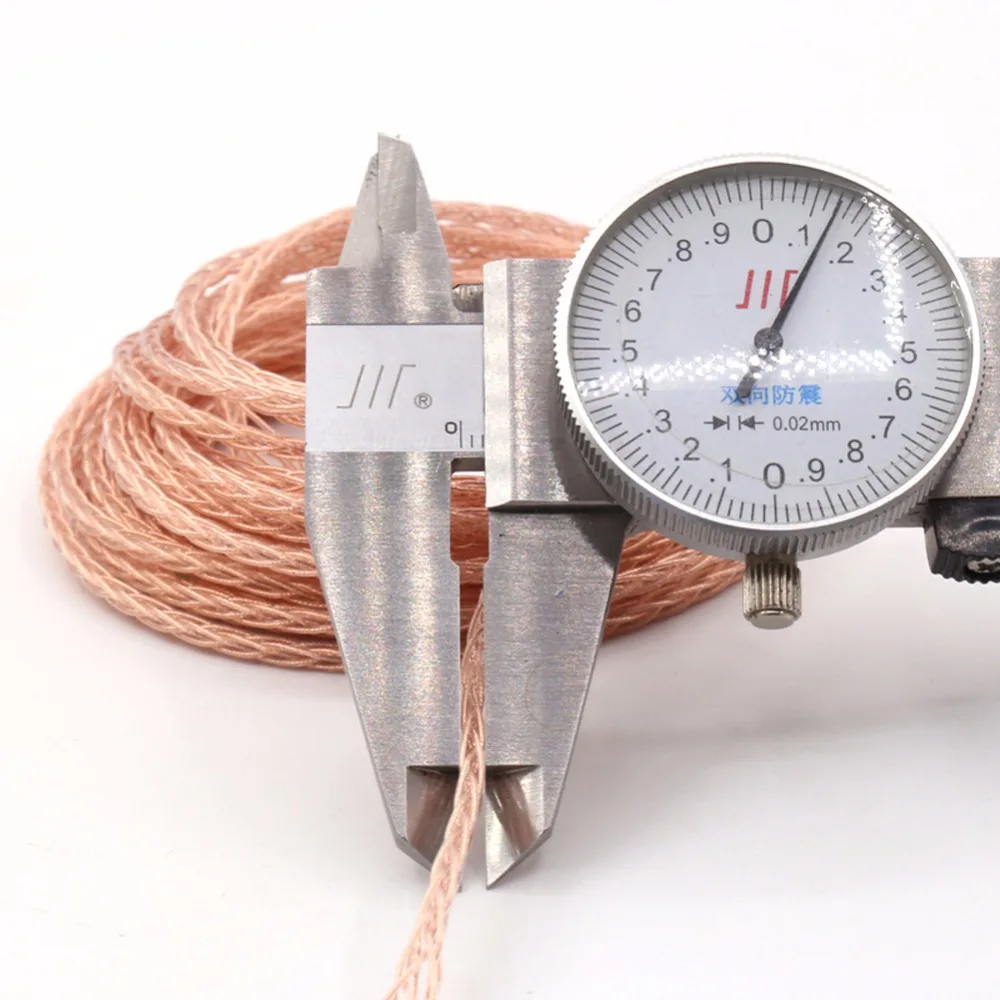 TOP-HiFi spedizione gratuita 8 Core 0.75mm 2pin cavo di aggiornamento cuffie per orecchie Ultimate UE TF10 TF15 5Pro SF3 SF5 UE18 cuffie