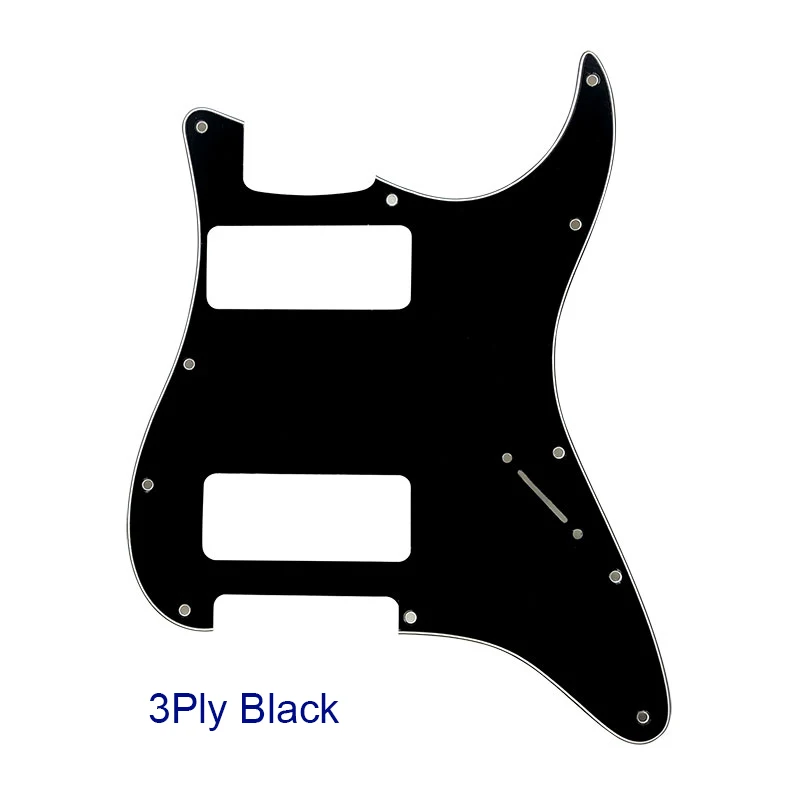 Fei Man Custom Great Quality Guitar Parts 2 P90 Strat Guitar PICKGUARD No Control Hole For US 11 Screw Holes Strat  Humbuckers