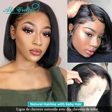 Lace Front Human Hair Bob Wig #2