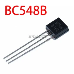 Transistor de triodo nuevo, BC548B TO-92, BC548, TO92, 548B, 100 Uds.