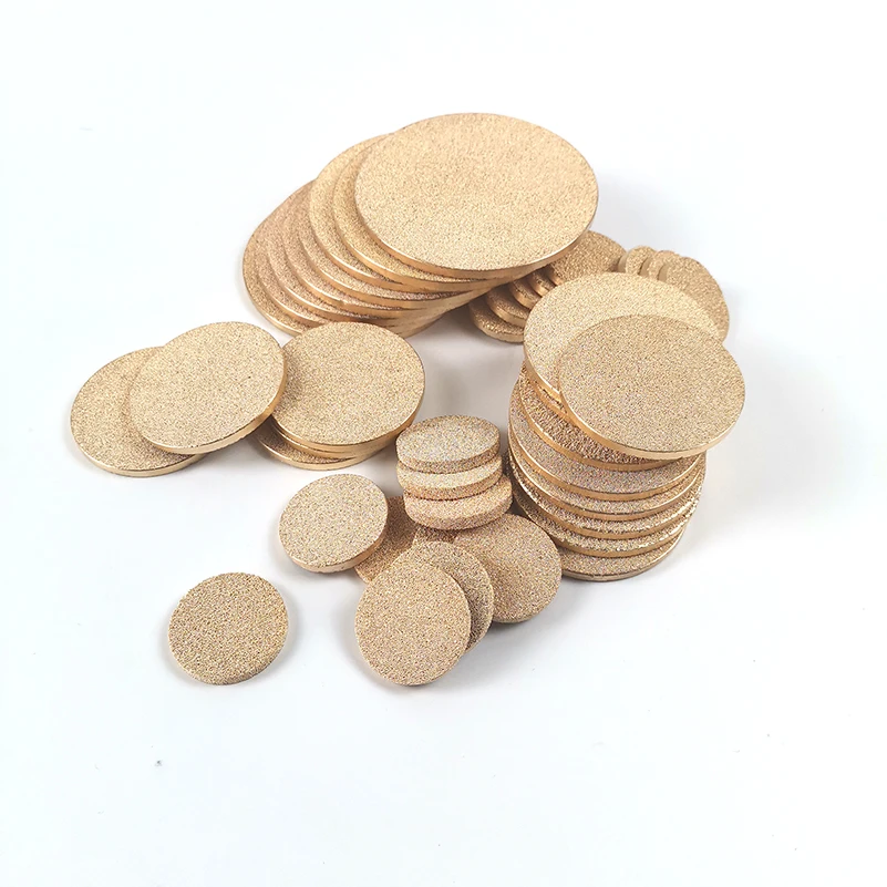 

Bronze Porous Stone Disc Porous Bronze Disk Sintering Microns Powder Filter