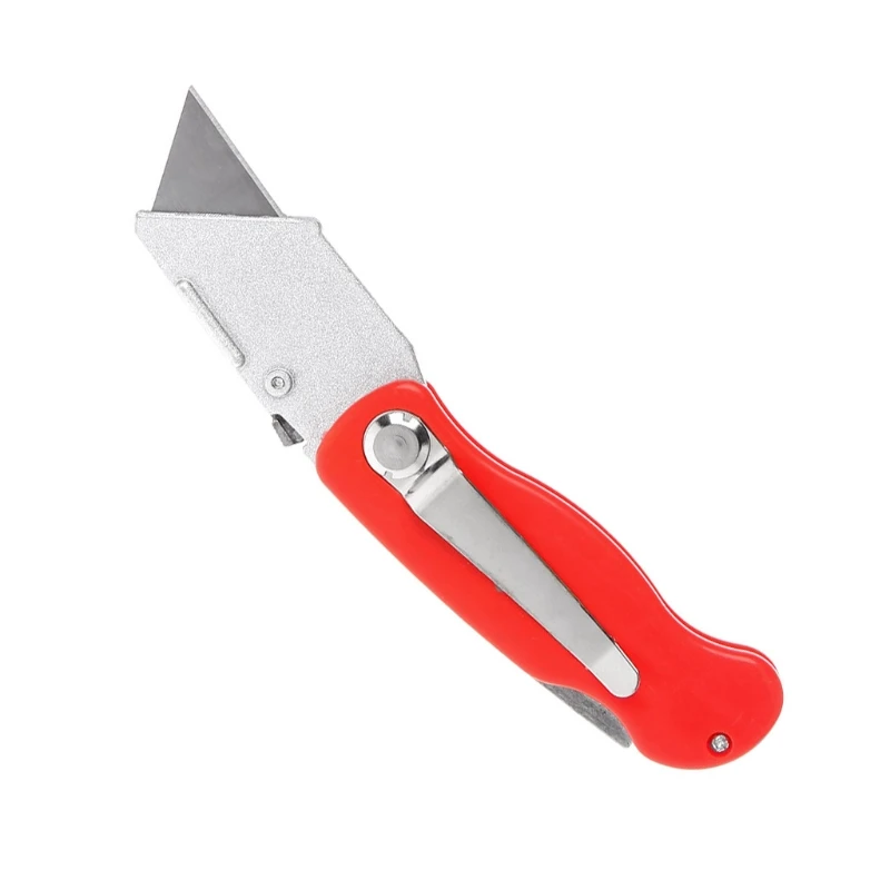 5Pcs Folding Trapezoid Cutting Blade Art Carpet Cutter Replaceable Utility Knife