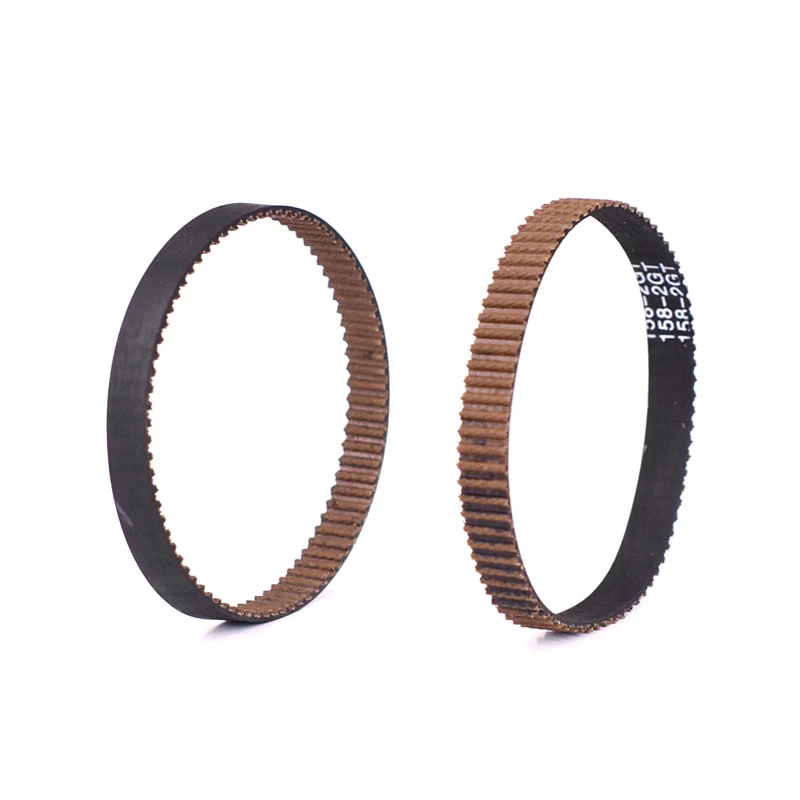 3D printer accessories 2GT-brown tooth surface antiskid ring rubber synchronous belt dust-proof tensile bandwidth 6MM