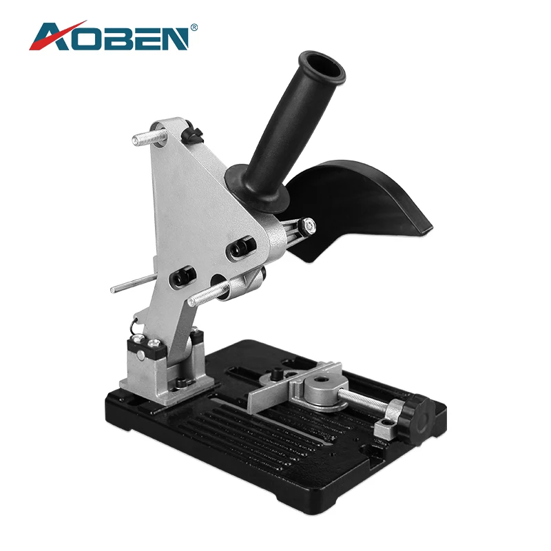 AOBEN Universal Angle Grinder Bracket Stand Support Wood Stone Metal Cutting Machine Frame Angle Grinder Holder Special Bracket