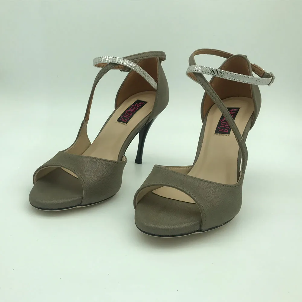 Chaussures de danse de tango argentine sexy pour femmes, chaussures de fête de mariage, chaussures de flamenco, semelle extérieure en cuir, talon