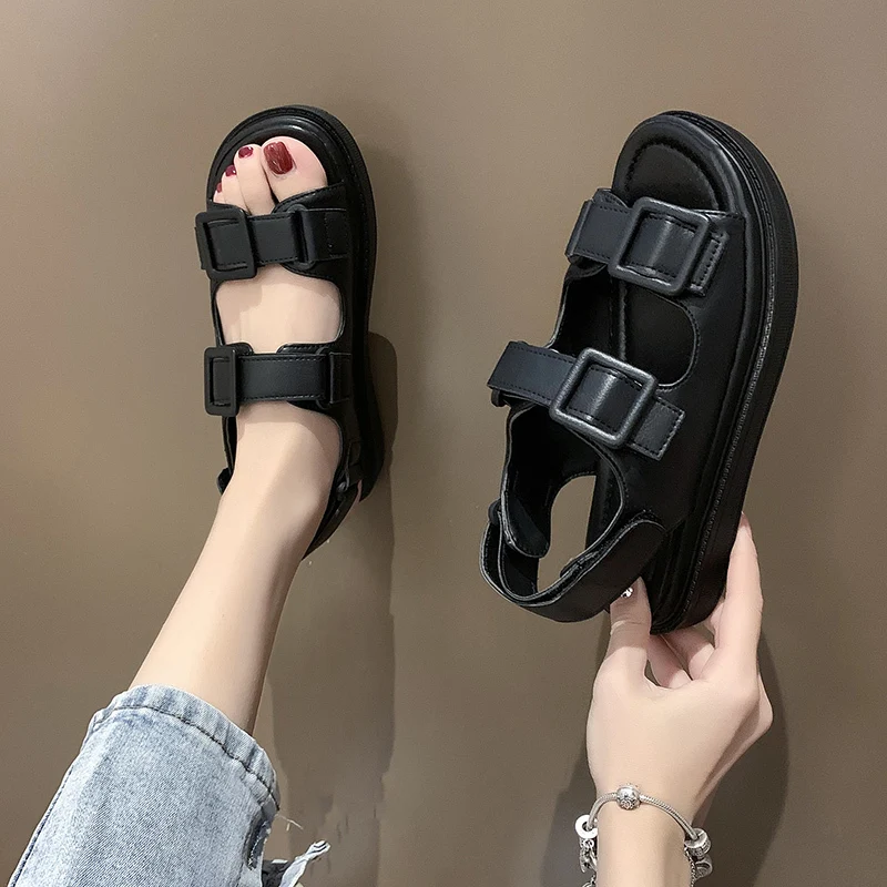 Clogs With Heel Flat Sandal Shoe Female Sandals Comfort Shoes For Women 2023 Women\'s Med Clear Heels Thick Flower Ladies