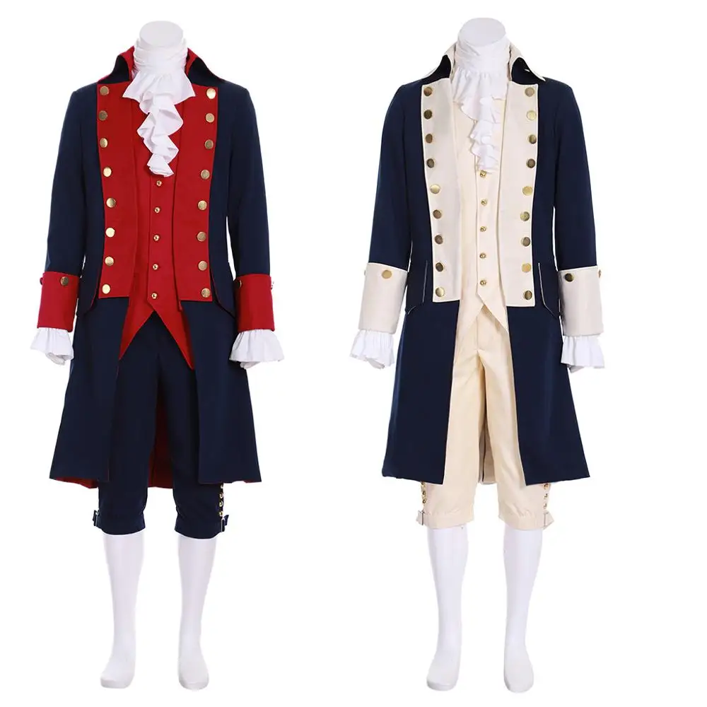 

Cosplaydiy Colonial Hamilton Cosplay Costume George Washington Prince Suit Turn Cosplay Costume Outfit Suit L320