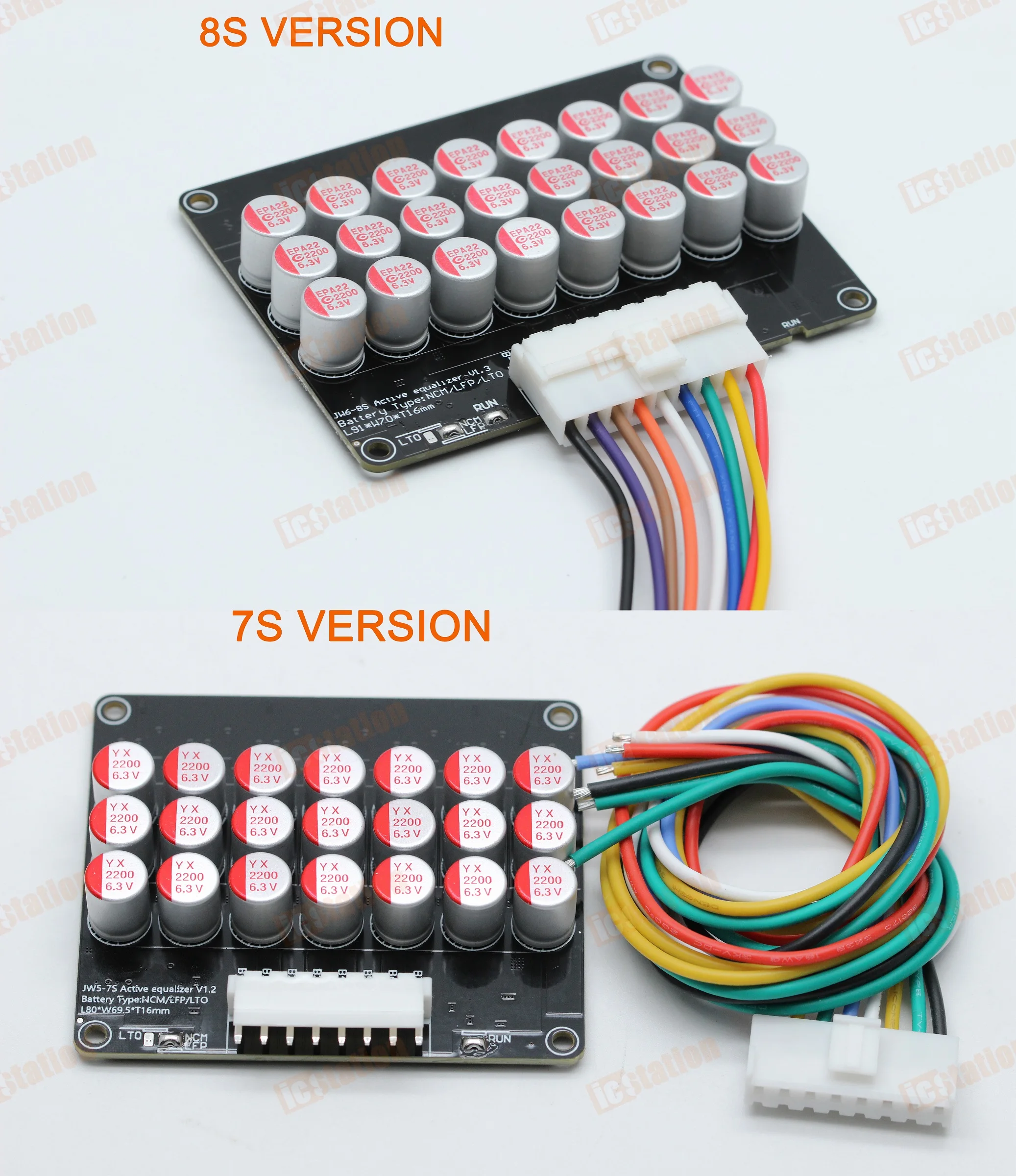 Активный Балансирующий эквалайзер для литий-ионных, литий-железо-фосфатных аккумуляторов 1 А, 3 А, 6 А