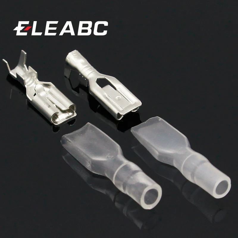 Zacisk zaciskany 4,8 mm 50 szt. Złącze żeńskie typu Spade z etui 50 szt