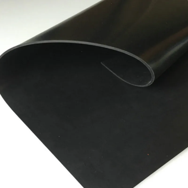 

1x1m Black Silicone rubber sheet 0.5mm thickness