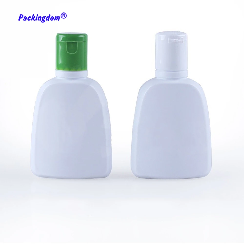 

10pcs Empty Cream Containers Bottle Plastic Flip Cap Lotion Tube White Label Printing Refillable Bottles for Cosmetic 120ml 4oz