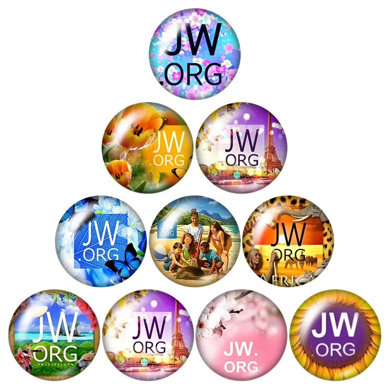 JW.ORG Jehovah\'s Witnesses JW the Bible Love 12mm/16mm/18mm/25mm Round photo glass cabochon demo flat back Making findings