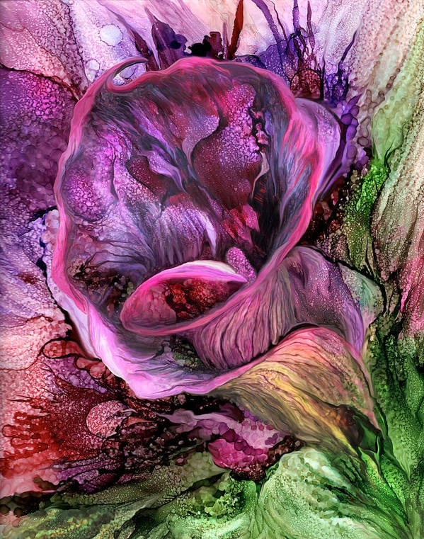 JMINE Div 5D Abstract purple Flower wild calla Full Diamond Painting cross stitch kits art Floral 3D paint by diamonds