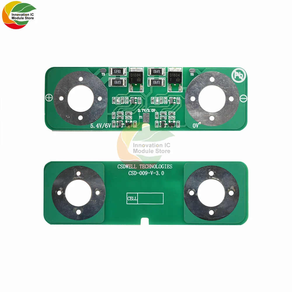 Ziqqucu 2.7V 2.85V 3.0V 2S 3000F Two Strings Super Capacitor Balance Plate Protection Plate Ultra Farad Capacitor Plate